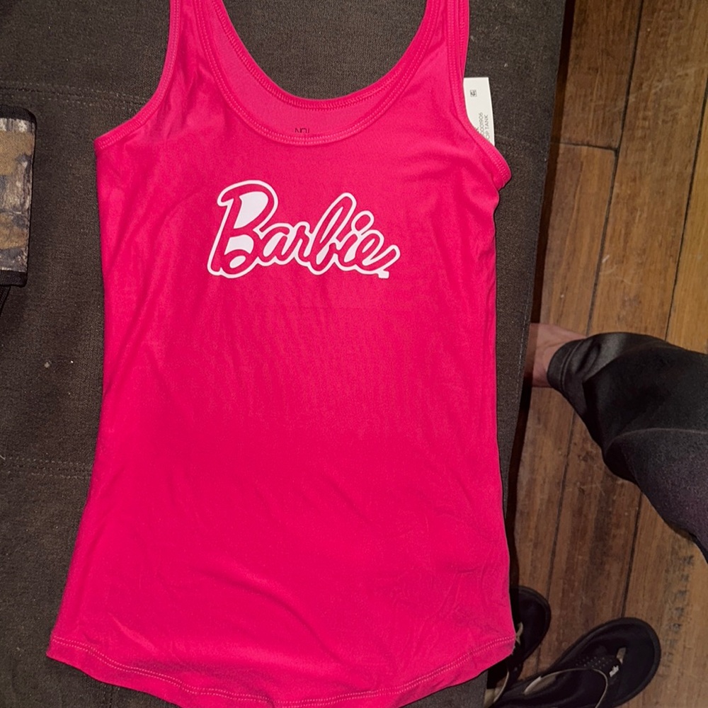 Barbie pink tank top